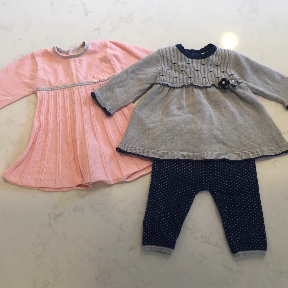 Mayoral Baby Girl Sweater Knit Bundle 3-6M